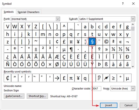 5 ways to insert the Section Symbol (§) in Word (or Excel) - Software Accountant