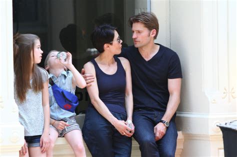 Nikolaj Fangirl Team, Nikolaj Coster-Waldau with his wife and daughters...