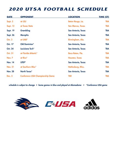 UTSA announces Texas State series update, home game against Lamar ...