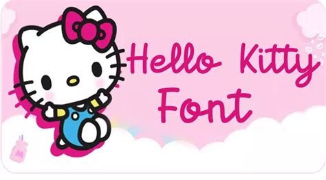 Hello Kitty Font Free Download | Dafont Online