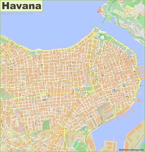 Havana City Center Map