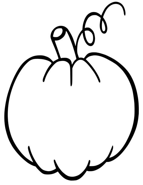 Pumpkin Outline - ClipArt Best