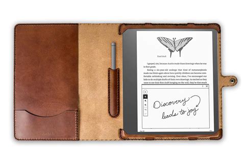 Hand and Hide Leather Tablet Case for Kindle Scribe - Hand and Hide LLC