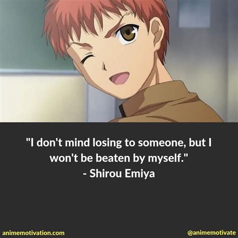 Shirou Emiya quote | Anime quotes inspirational, Anime love quotes, How ...