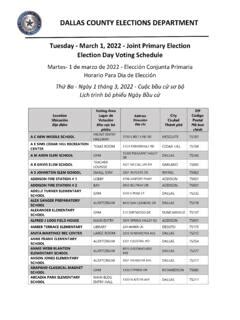 DALLAS COUNTY ELECTIONS DEPARTMENT / dallas-county-elections-department.pdf / PDF4PRO