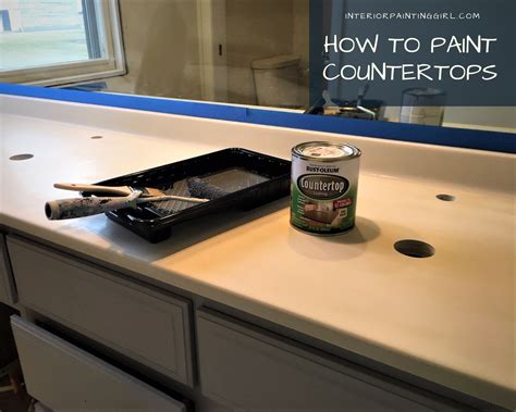 How To Paint Countertops