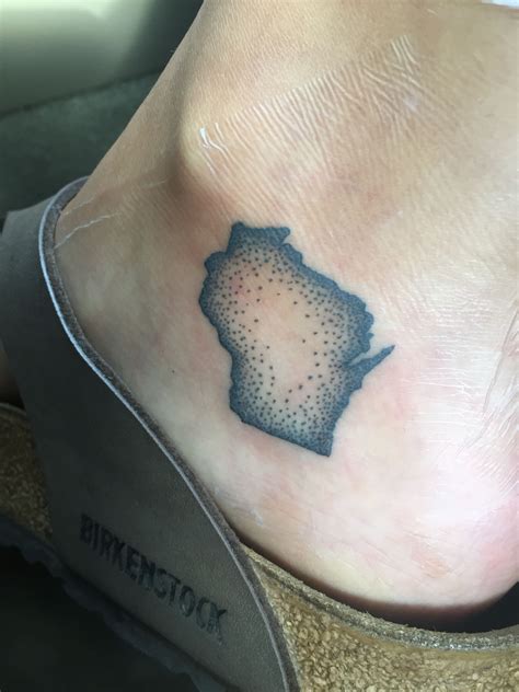 Wisconsin tattoo, tattoo ideas, state tattoos | State tattoos ...