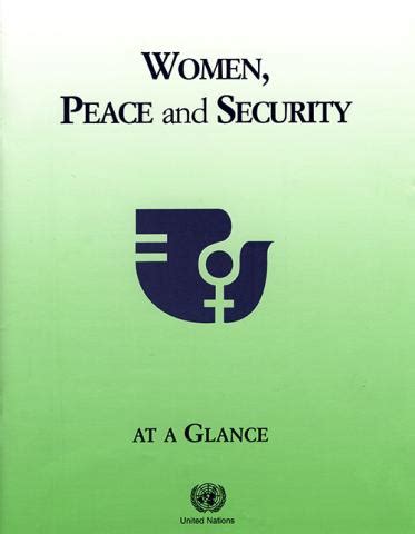 WOMEN PEACE & SECURITY GLANCE | Shop.un.org