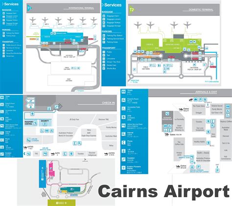 Cairns airport map - Ontheworldmap.com