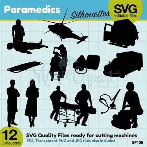 COUPON SALE Paramedics Silhouettes, People Silhouettes, Silhouette ...