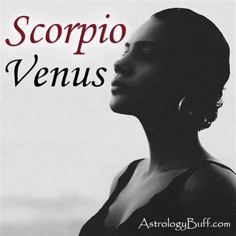 Venus in Scorpio in a Natal Chart Through the Houses