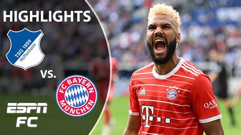 Hoffenheim vs. Bayern Munich | Bundesliga Highlights | ESPN FC - YouTube