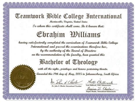 Theology Degree