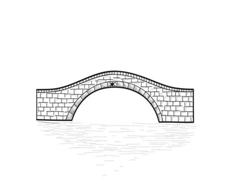 Best Drawing Of Small Bridge Illustrations, Royalty-Free Vector Graphics & Clip Art - iStock