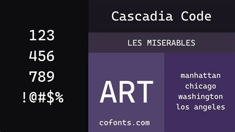 Cascadia Code Font Free Download Free Download - Cofonts