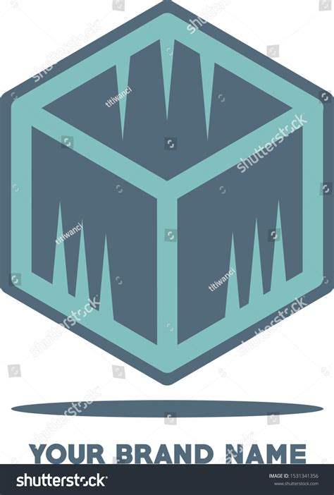 Ice Cube Logo Vector Design Stock Vector (Royalty Free) 1531341356 ...