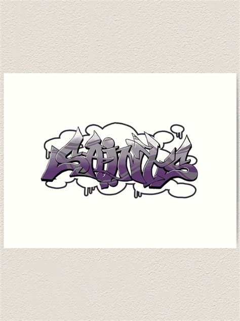 "Saints Row Graffiti" Art Print by JessicaaBaker | Redbubble