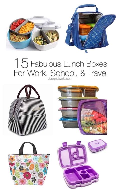 15 Fabulous Lunch Boxes For Work, School, and Travel - Design Dazzle