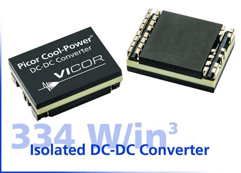 DC-DC converter module supports space saving industrial and aer...