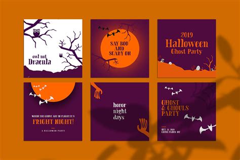 Halloween Instagram Templates Graphic by qohhaarqhaz · Creative Fabrica