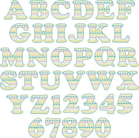 embroidery stitch patterns alphabet 3319090 Vector Art at Vecteezy