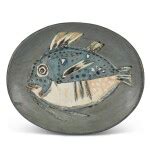 Plat Poisson (see A. R. 166-171) | Important Ceramics featuring Property from The Nina Miller ...