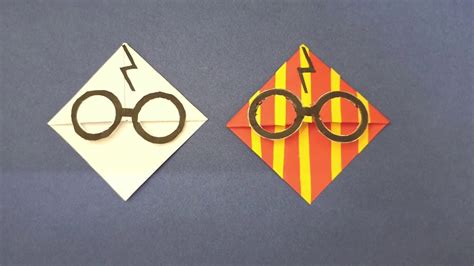 How to make Harry Potter corner bookmarks - YouTube