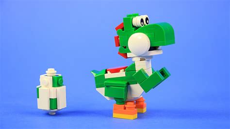 Build your own LEGO Yoshi, Baby Mario & Yoshi Eggs [Instructions] - The Brothers Brick | The ...