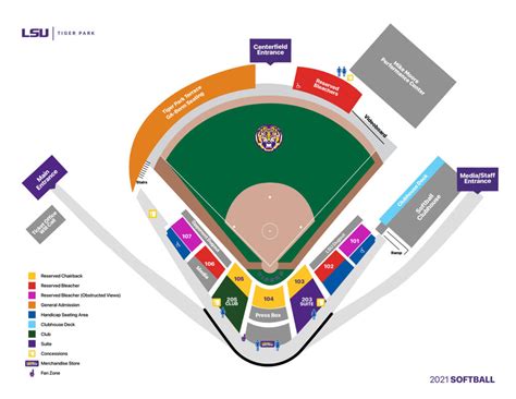 Lsu Softball Stadium Seating Chart - Stadium Seating Chart