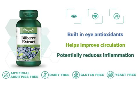 Buy Bilberry Extract for Dry Eyes 8000mg 90 Capsules Online Canada