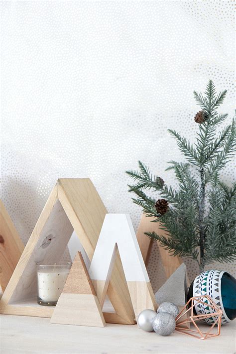 » MY DIY | Wooden Holiday Trees