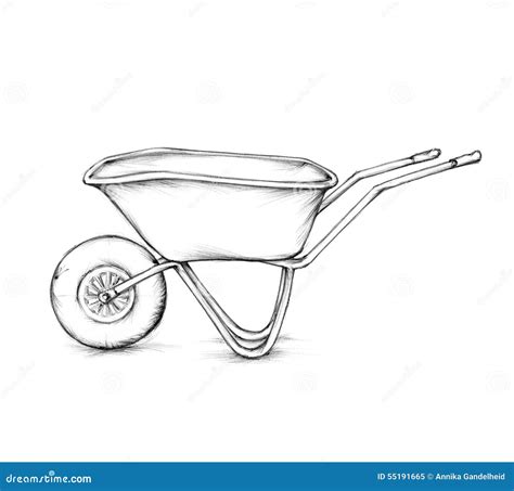 Wheelbarrow Drawing - Fred, She Said Designs. The Store: Wheelbarrow ...