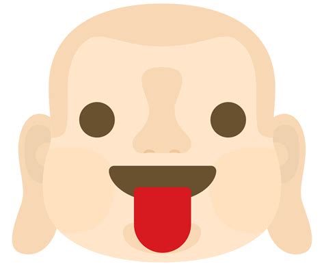 Emoji buddha face tounge 1202890 PNG