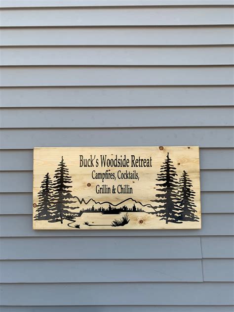 Custom Lake House Signs Cabin Sign Wood Lake House Sign - Etsy