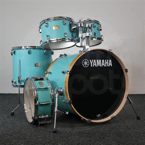 Yamaha Stage Custom Birch 22" (5pc) Shell Pack in Matte Surf Green ...