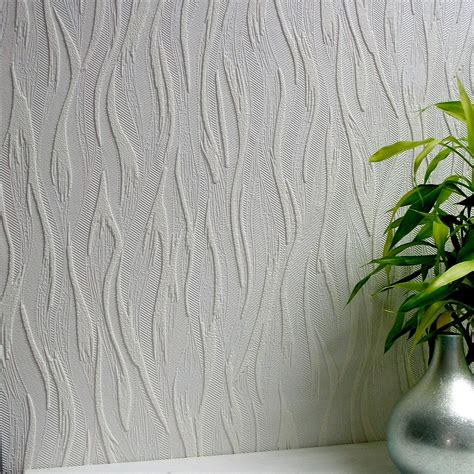 Brewster Home Fashions Caiger Paintable Textured Vinyl Wallpaper | The ...