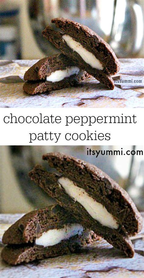 recipe for Chocolate Peppermint Patty Cookies from @itsyummi