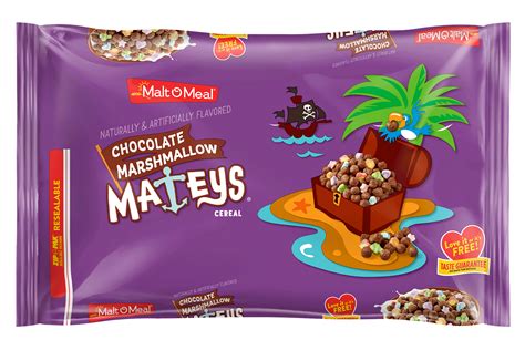 Chocolate Marshmallow Mateys Cereal: Made with Real Cocoa