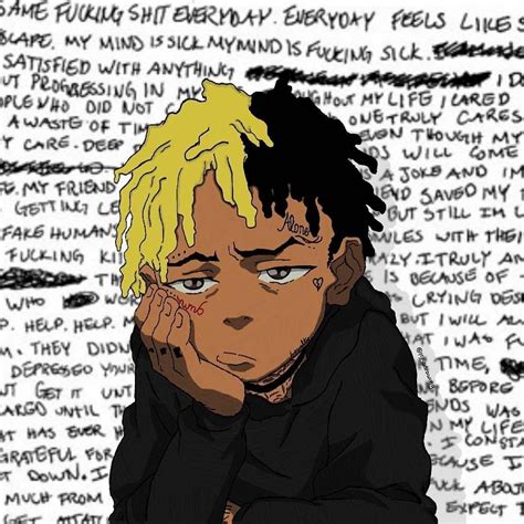 XXXTentacion Cartoon Wallpapers - Top Những Hình Ảnh Đẹp