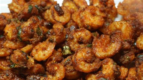 Prawns Fry Recipe | Steffi's Recipes