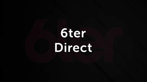 6ter Direct sur internet - Live 6ter Streaming Gratuit