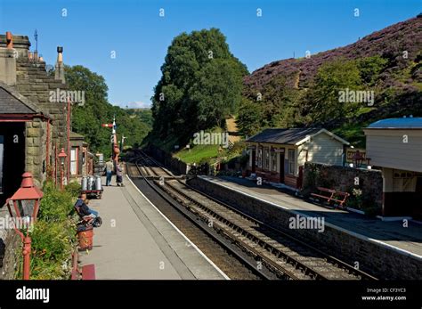 Goathland railway station on the North Yorkshire Moors Railway Stock Photo - Alamy