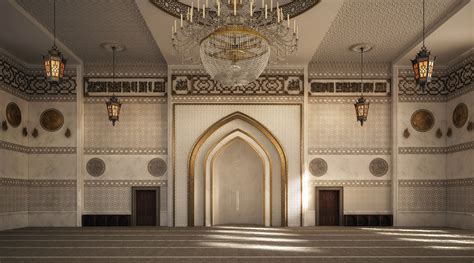 El Zaidan Mosque Interior Design :: Behance