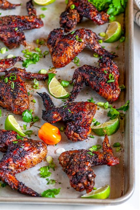 Jamaican Jerk Chicken Wings (Air Fryer + Oven Baked Methods) - Aberdeen's Kitchen