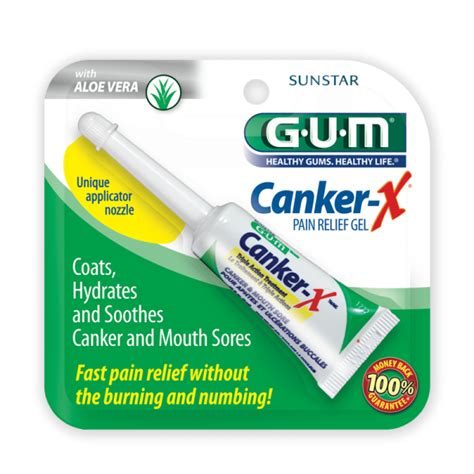 GUM® Canker-X® Gel | Pain relief gel, Pain relief, Cankers