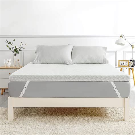 4 Inch Twin Mattress Topper, Pressure-Relieving Memory Foam Mattress ...