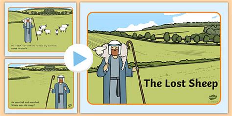 Bible story PPT for kids | The Lost Sheep Story PowerPoint