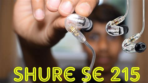 Shure SE 215 Full Review - 60fps - YouTube