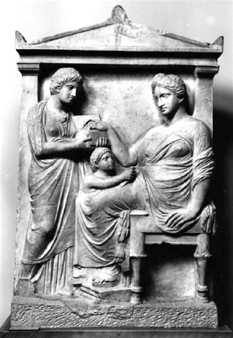 Grave stele. Athens, National Archaeological Museum 722 (photo National... | Download Scientific ...