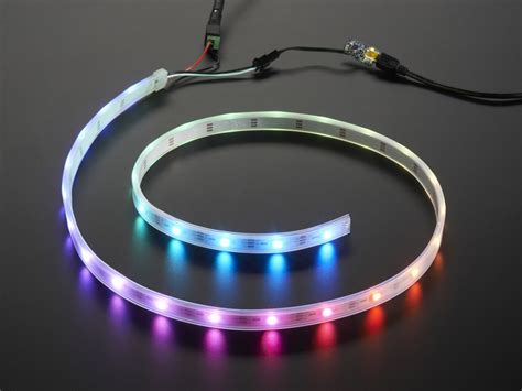 Adafruit NeoPixel LED Strip Starter Pack - 30 LED meter - White | ADA2561 | Core Electronics ...